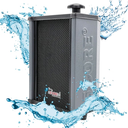 5 CORE Indoor Outdoor PA Horn Speaker 8 x 5 Inch Loud Commercial Paging System 8 Ohms 65 Watts Max Mounting Bracket & Hardware Included Black HW 508 BLK